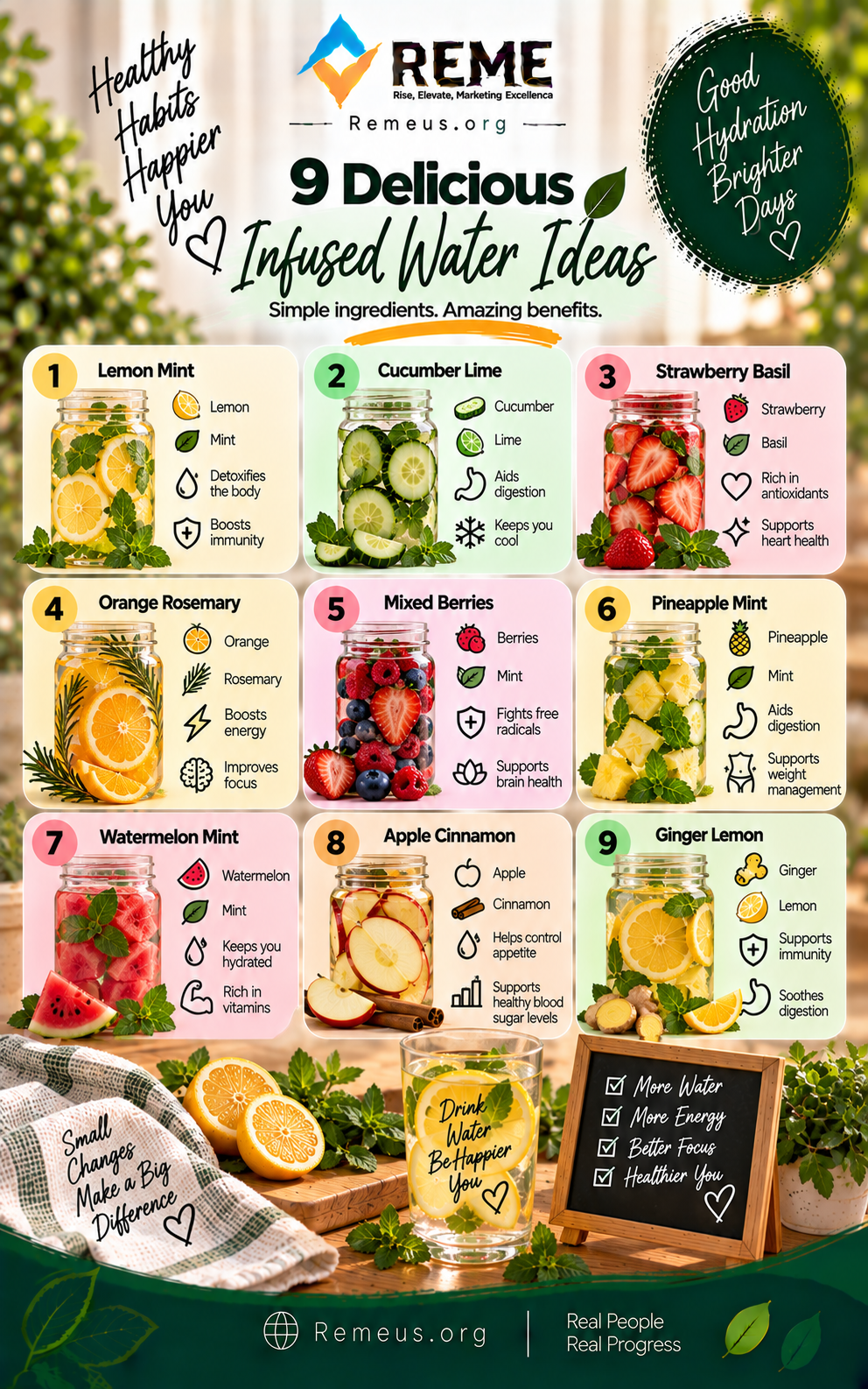 9 delicious infused waters