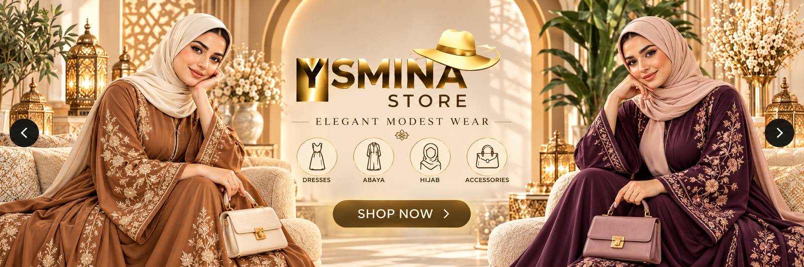 ثلاث أفكار لإطلالة محتشمة أنيقة — YSMINA