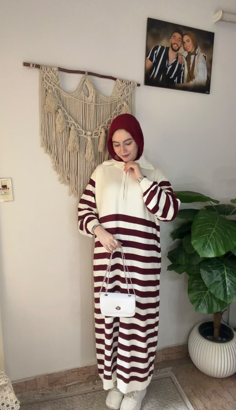 تناسق طول الجيبة مع البلوفر — YSMINA